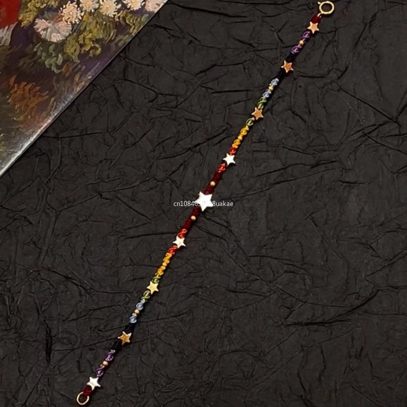 Star Bracelet for Women Girl Weave Multicolour Bohemia Romatic Jewelry Gifts Bracelet for Women pulseras para hombre браслет
