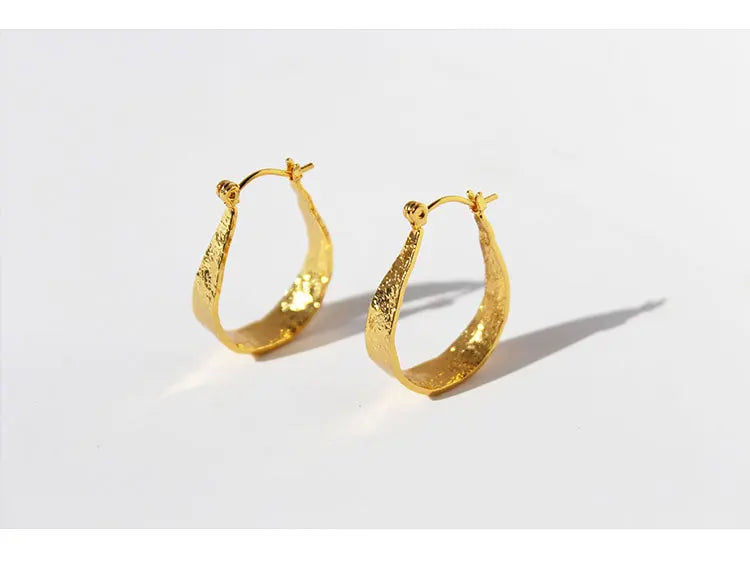 Earrings for Women Piercing Geometric Jewelry Woman Hoop Earring Gold Plated Bijouterie Female Hoops Fashion Piercin