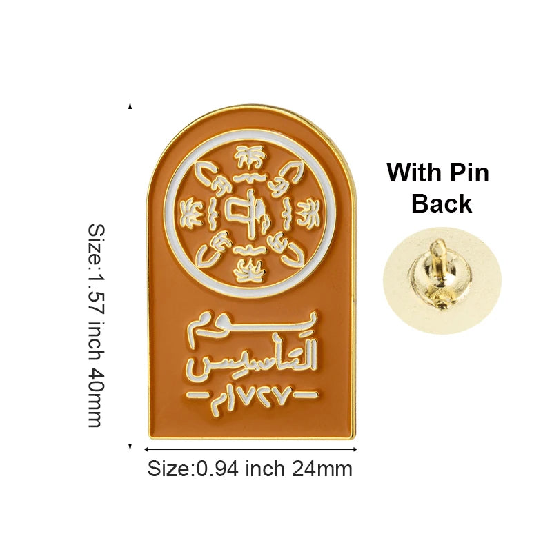 Saudi Arabia Flag Badge Brooch Natinal Lapel Pins Flag Lapel Pins Country Flag Badge