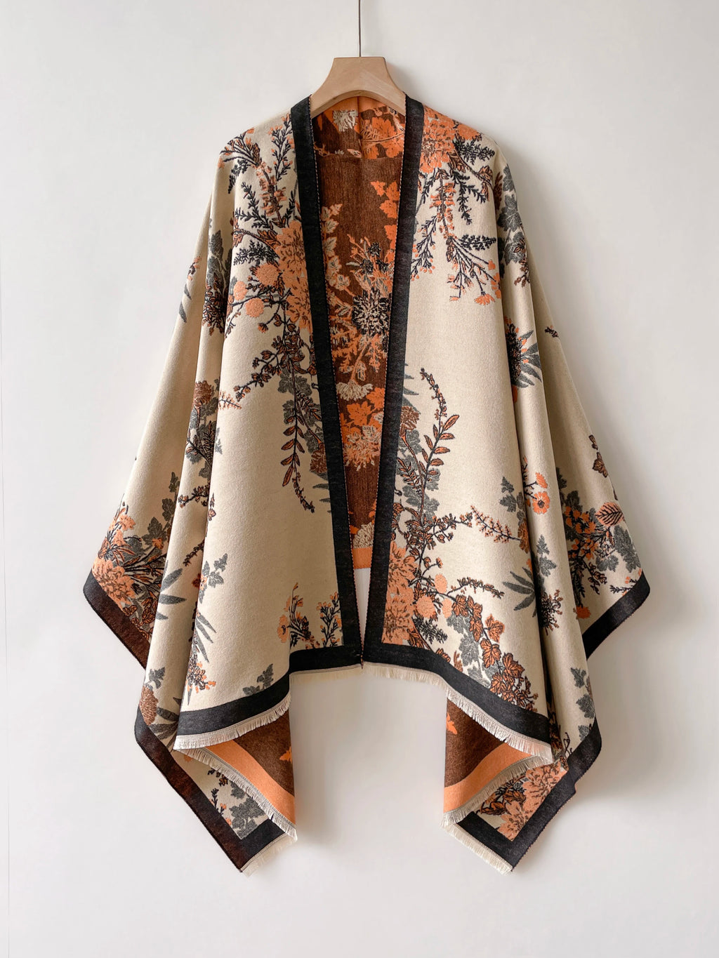 Warm Shawl Women Scarf Luxury Cashmere Winter Blanket Wraps Casual Floral Print Pashmina Bufanda Travel Poncho Stoles Echarpe
