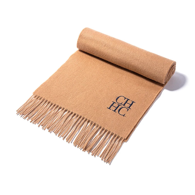 Fashion Men Women Scarf Warm Wool Comfortable Winter Scarf Unisex High Quality Neckerchief Brand Design Popular Couple Muffler