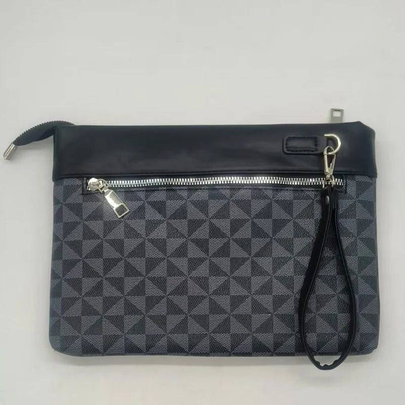 Fashion Business Men Day Clutch Phone Bag High Quality PU Leather Money Handbag Fashion Clutch Bags Casual Male Cardholder Case