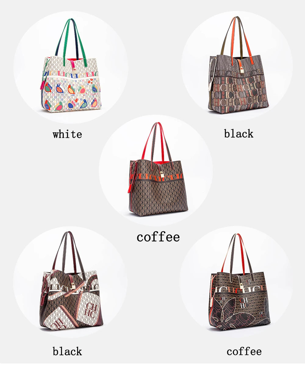 Women's Work 2024 Seasons New Leisure Personalized Tote Bag Fashion Underarm Bag Retro Large Capacity Shoulder Bag