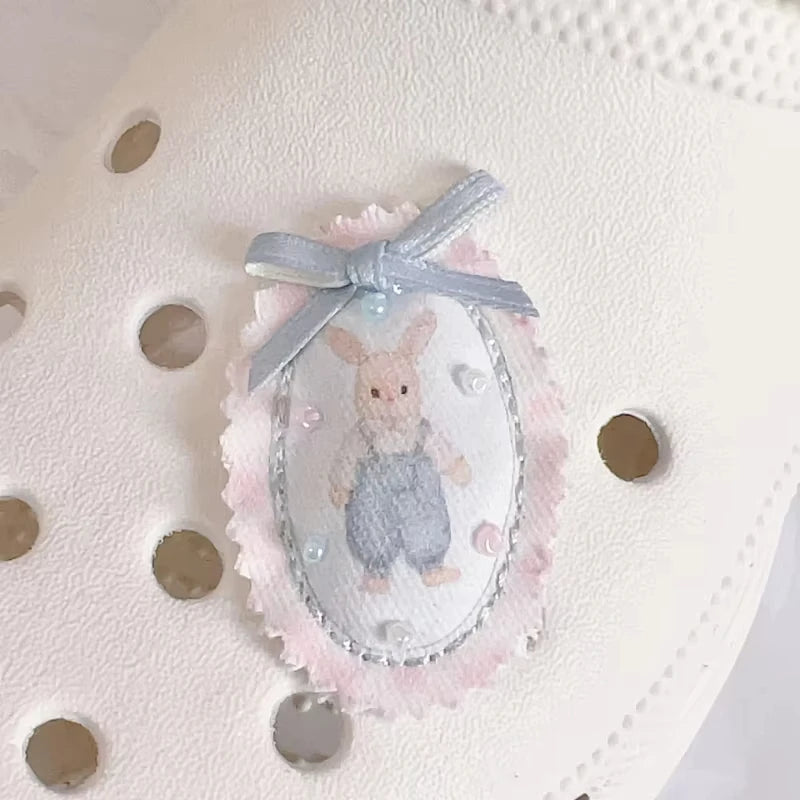 New Bow High-End Feel Ins Style Shoes Accessories DIY Shoe Accessories Beach Shoe Accessories elegant Pink Designs Party Gifts