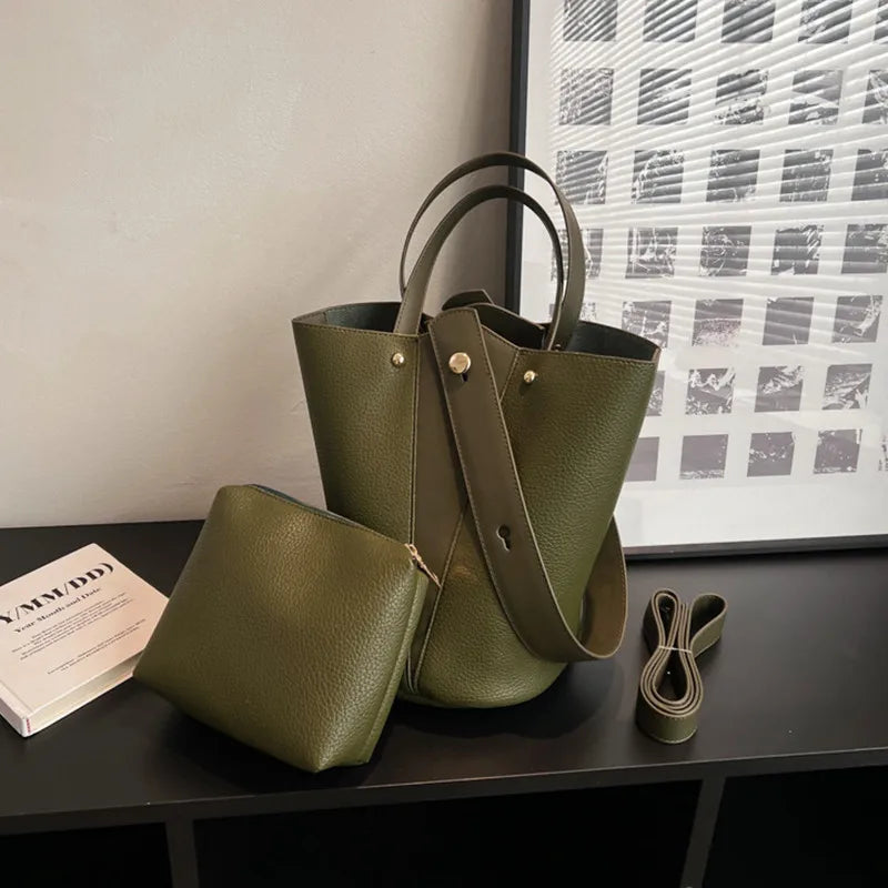 Fashion Trending Brand Luxury Designer Women Bags Female Handbags Solid Bucket Bag For Women 2023 Crossbody Shoulder Bags Totes