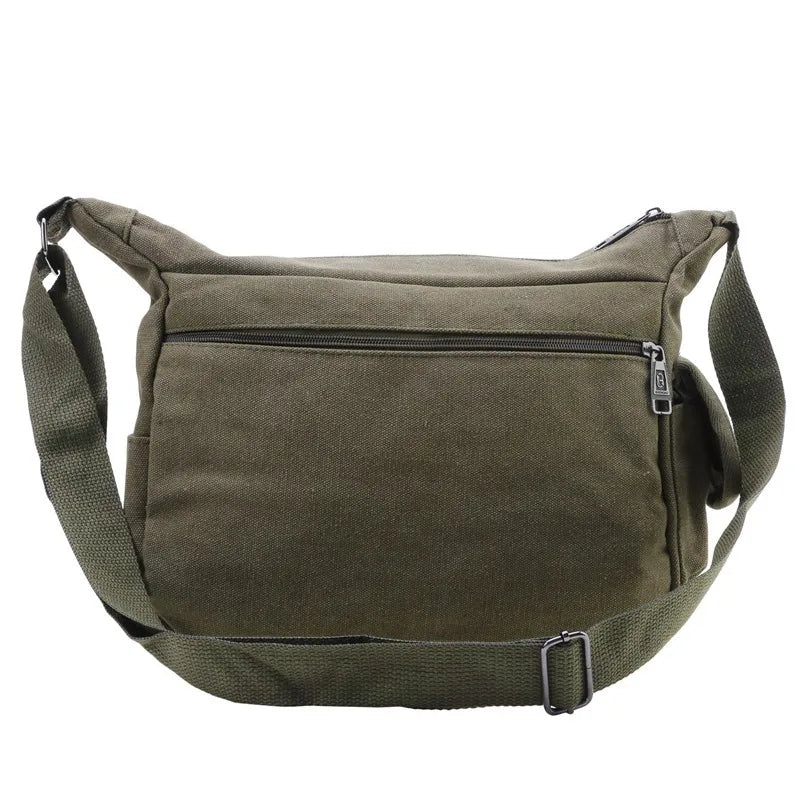 Men Canvas Shoulder Bags Casual Tote Travel Men's Crossbody Bag Luxury Messenger Bags Fashion High Quality Handbag