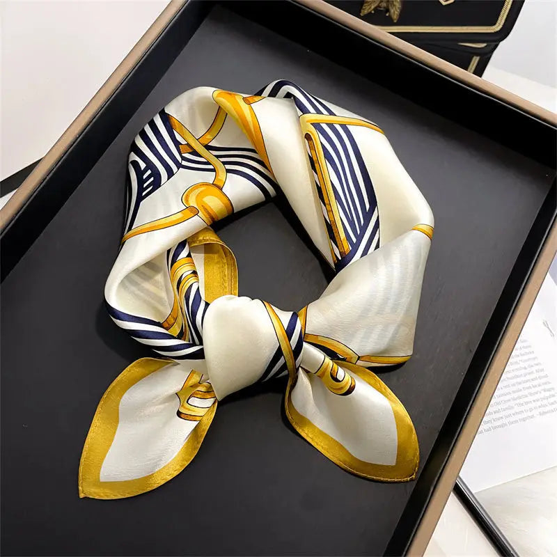 100% Real Silk Scarf Women Shawls Wraps Ladies Foulard Scarves New Neck Hair Small Office Pashmina Female Hijab Bandana шарфи