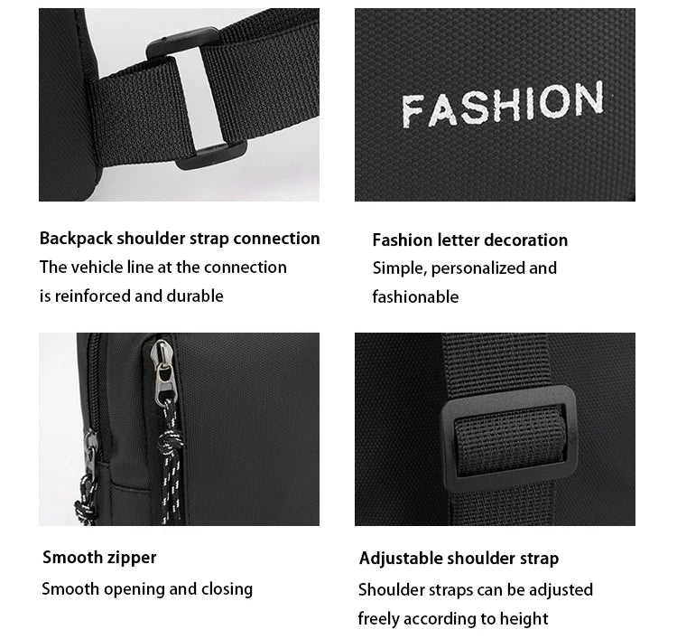 2023 Men's Bag Fashion Oxford Small Casual Men Mini Handbags Male Cross body Shoulder Messenger Bags For Men Purses and Handbags