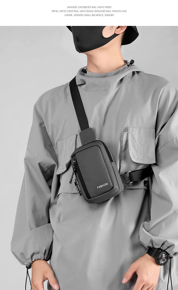 2023 Men's Bag Fashion Oxford Small Casual Men Mini Handbags Male Cross body Shoulder Messenger Bags For Men Purses and Handbags