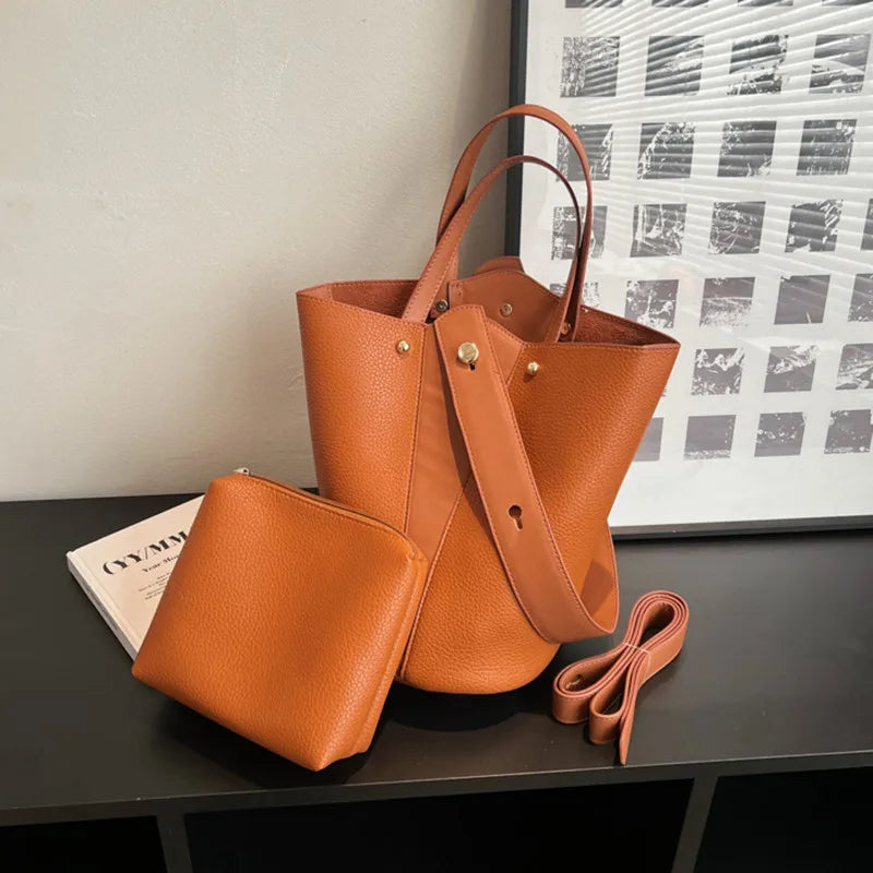 Fashion Trending Brand Luxury Designer Women Bags Female Handbags Solid Bucket Bag For Women 2023 Crossbody Shoulder Bags Totes
