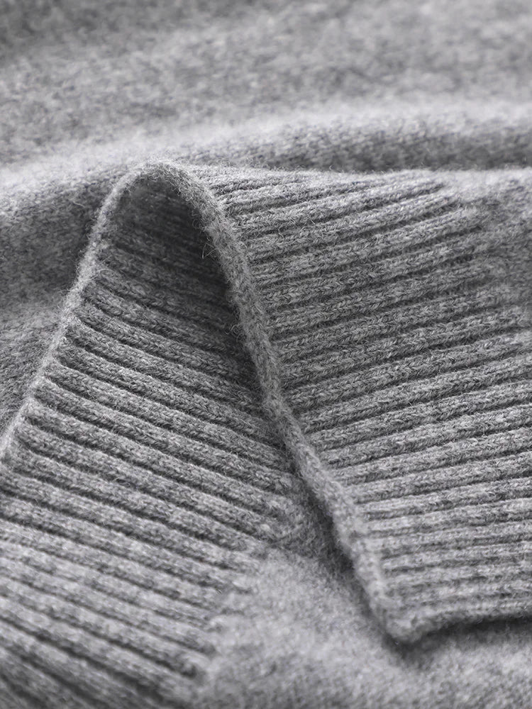 ADDONEE 100% Merino Wool Knitted Shawl For Women Autumn Winter Simple Style Solid Soft Knitwear Korean Popular Cappa Fashion Top