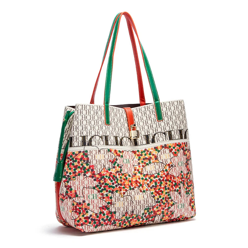 Women's Work 2024 Seasons New Leisure Personalized Tote Bag Fashion Underarm Bag Retro Large Capacity Shoulder Bag