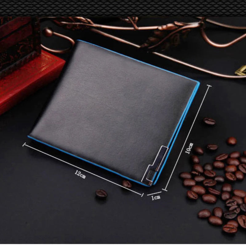 Men Wallet with Coin Bag Men Stylish Bifold Business Leather Wallet Card Holder Coin Wallet Simple Design Men's Purse