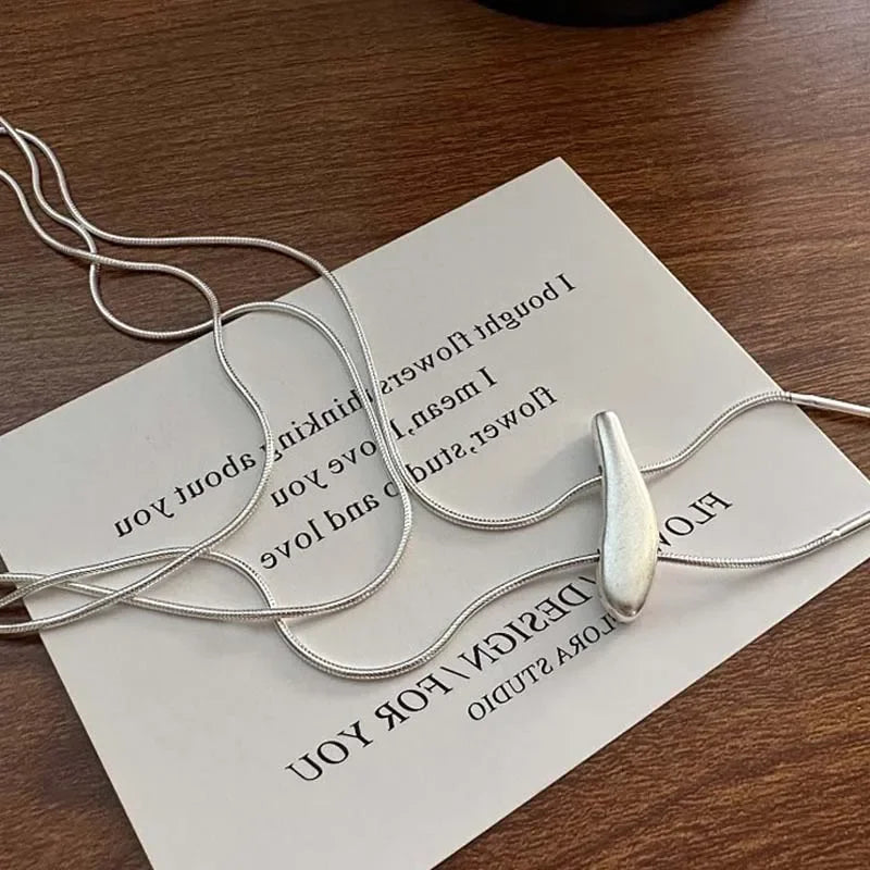 Fashion Necklace for Women Adjustable Geometric Simple Collares Para Mujer Elegant Retro Necklace Jewelry Accessories Gift