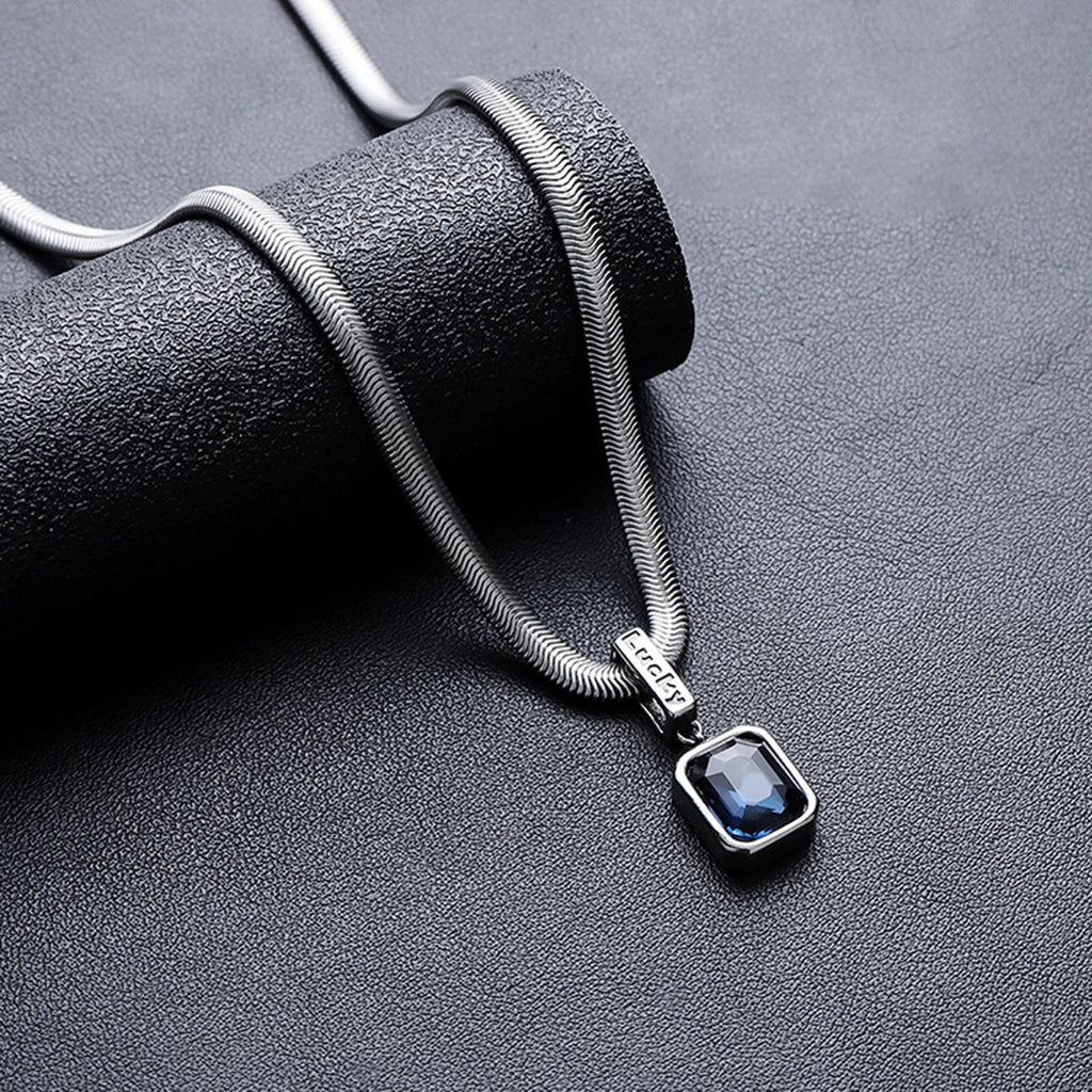 Snake Chain Pendant Necklace Is Simple And Fashionable, Suitable For Men Snake Bone Chain Accessories