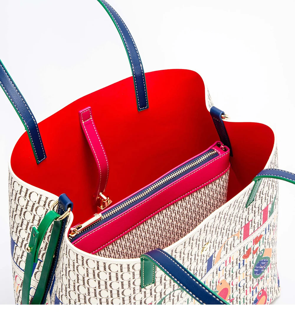 Women's Work 2024 Seasons New Leisure Personalized Tote Bag Fashion Underarm Bag Retro Large Capacity Shoulder Bag