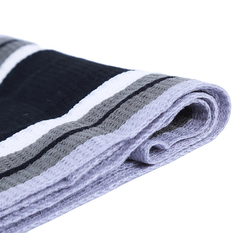 Men's Scarf Winter Comfortable Soft Warm Wool Windbreak Cold-proof Youth Fashion Casual Stripe Male Knitted Scarf
