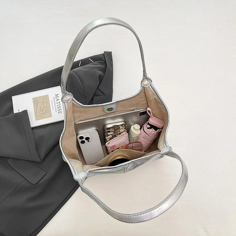 Fashion Leather Handbags for Women 2025 Luxury Handbags Women Bags Designer Large Capacity Tote Bag Shoulder Bags Sac a Main