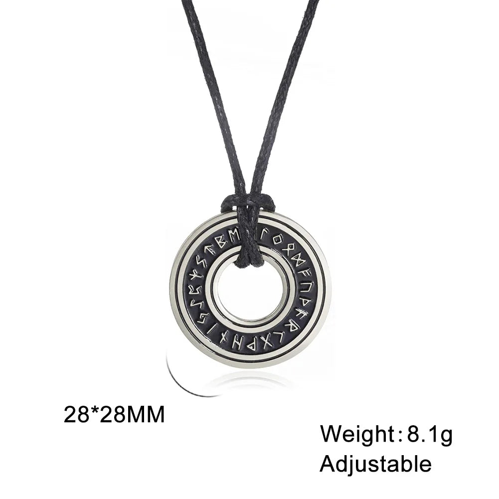 Movie Game Uncharted 4 Necklace Nathan Drake Cosplay Ring Leather Code Ancient Vintage Pendant Jewelry Prop