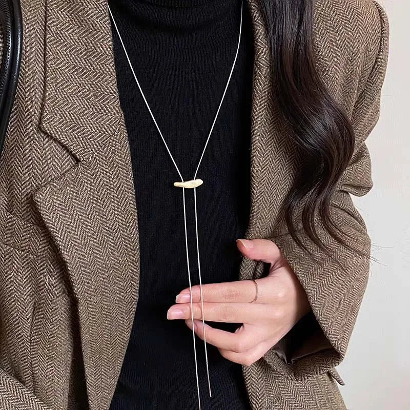 Fashion Necklace for Women Adjustable Geometric Simple Collares Para Mujer Elegant Retro Necklace Jewelry Accessories Gift