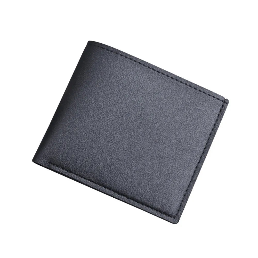 Men's Short Wallet Leather Wallet Thin Design Money Purse Vintage Credit Card Holder For Travel go shopping Everyday Use Gifts
