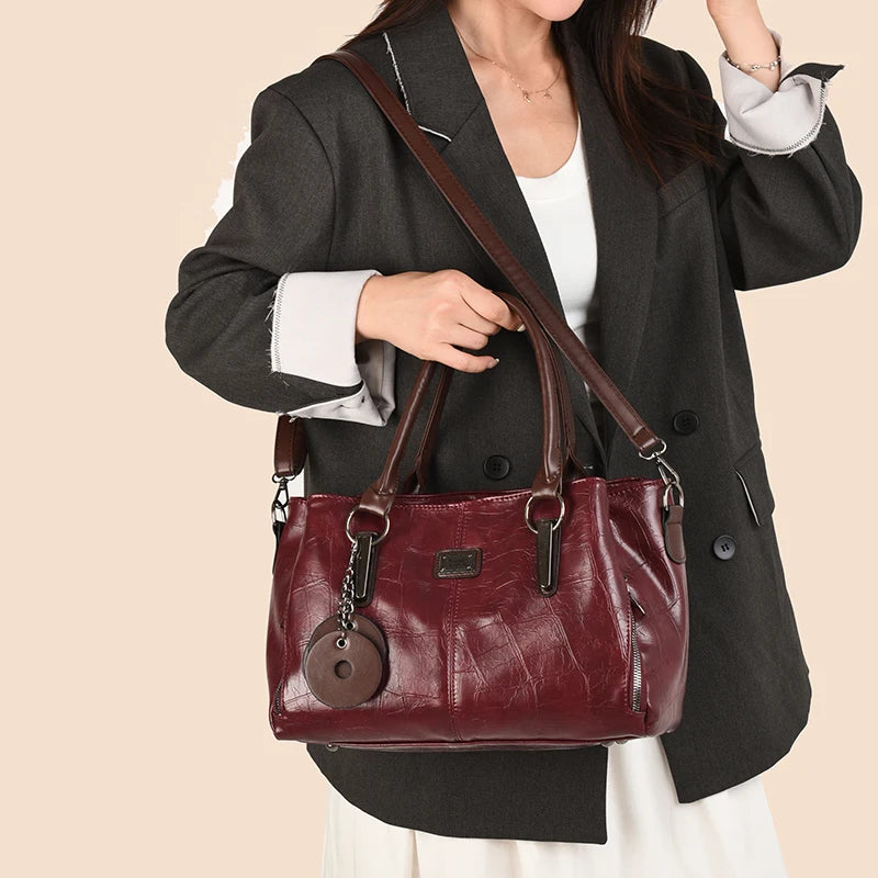 Fashion Women PU Leather Handbags Tote Bags High Quality Ladies Shoulder Messenger Bags Casual Female Crossbody Bags for Women