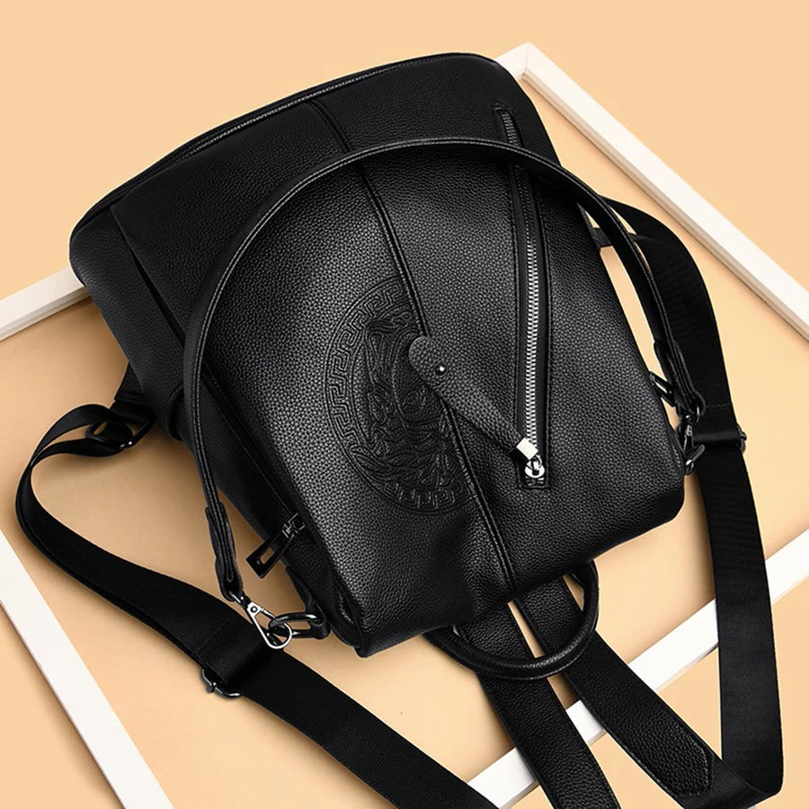 Fashion Backpack Women Casual Waterproof School Bags For Teenage Girl Multi Function Shoulder Bag New Travel Rucksack Knapsack