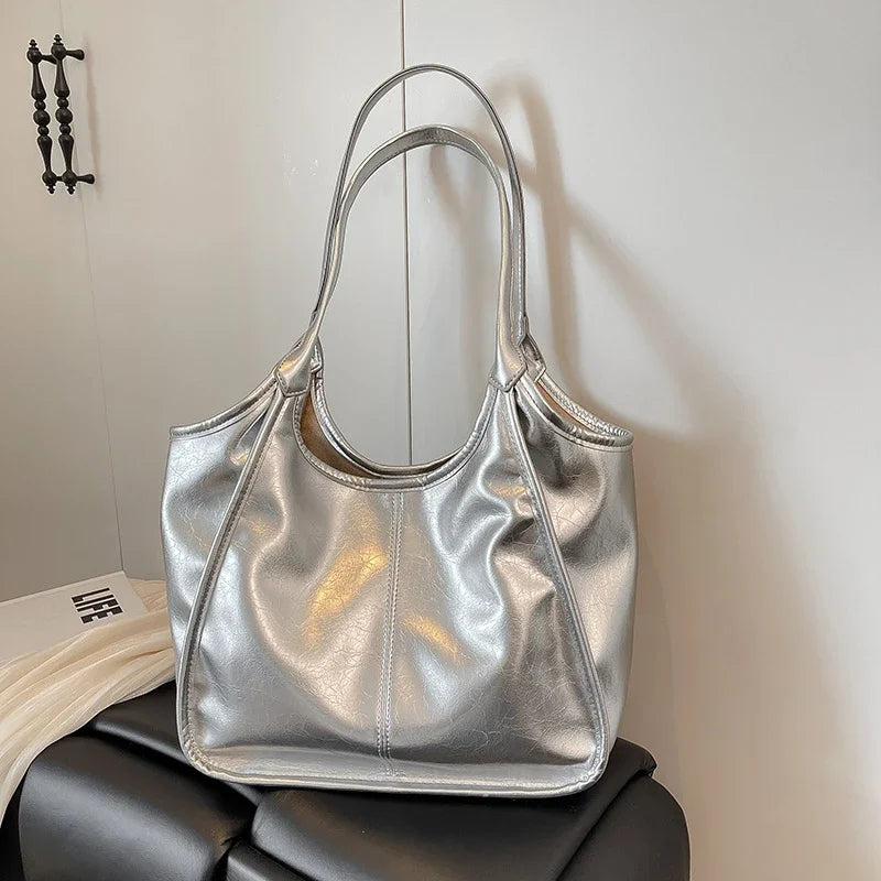 Fashion Leather Handbags for Women 2025 Luxury Handbags Women Bags Designer Large Capacity Tote Bag Shoulder Bags Sac a Main