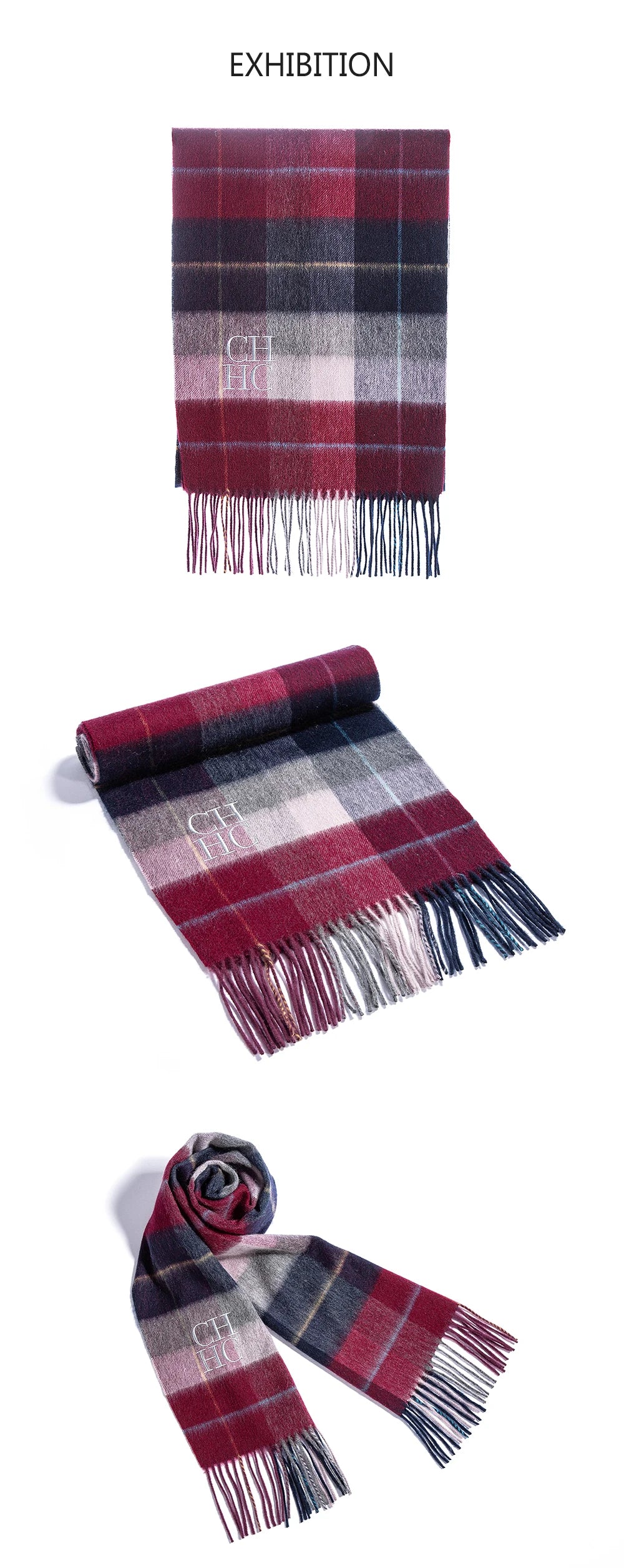 Fashion Men Women Scarf Warm Wool Comfortable Winter Scarf Unisex High Quality Neckerchief Brand Design Popular Couple Muffler