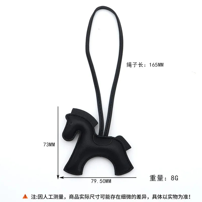 Fashion Bag Accessories Horse With Strings Rope Luxury Designer Strap Keychain Handbag Decoration 2025 New
