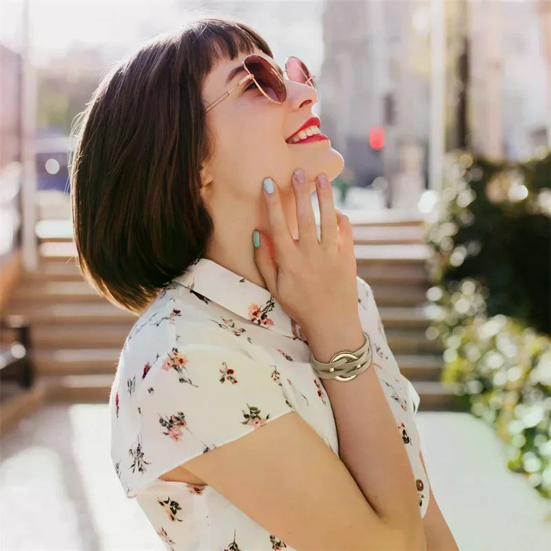 Leather Bracelets For Women 2026 Fashion Bracelets & Bangles Elegant Multilayer Wide Wrap Bracelet Female Jewelry Gift