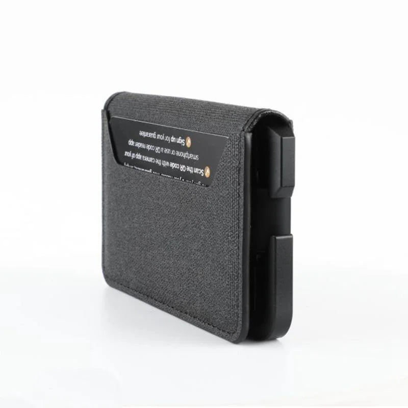 Wallet for Men - Slim Mens Wallet Bifold Wallets Aluminum Credit Card Passport Holder Mens Wallet, RFID Blocking Money Clip Thin