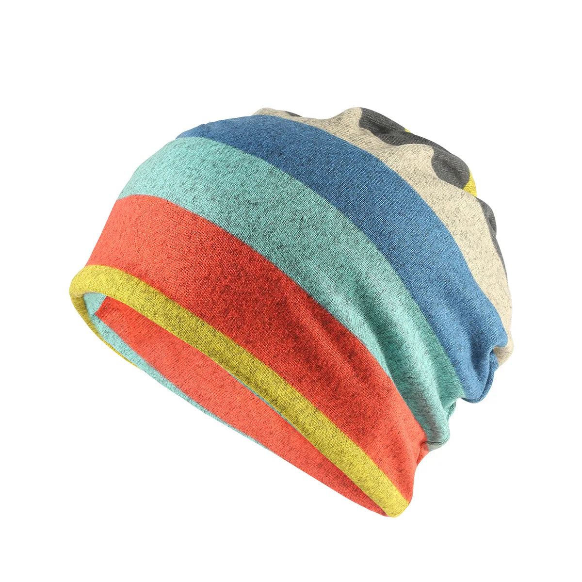Graffiti scarf dual purpose hood,High quality of female and Men's cap, Baotou Hat, breathable sleeping hat,Striped Bohemian hat
