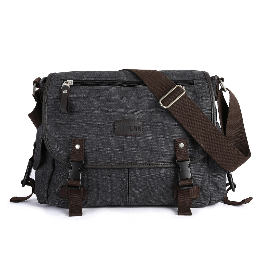 Messenger Bag for Men,Fashion School Bag Large Laptop Bag for Daily Use ,Multi-Functional Shoulder Bags Large Chest Daypack