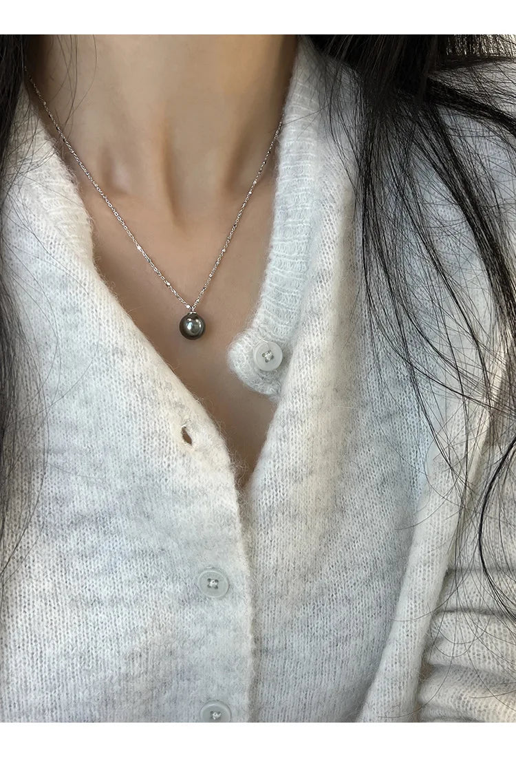 Pearl Necklace for Women 2025 New Style Simple Temperament Collarbone Chain Niche High-end Feeling