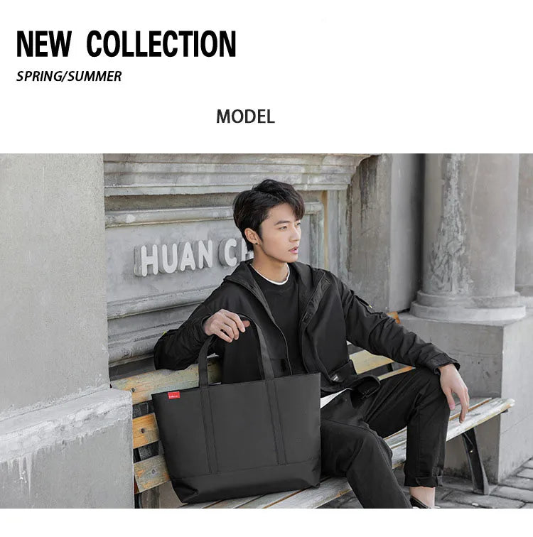 Men's Handbag Japanese Tote Oxford Cloth Fashion Shoulder Bags for Man 2026 Luxury Designer Large Student Black Male Casual Hand