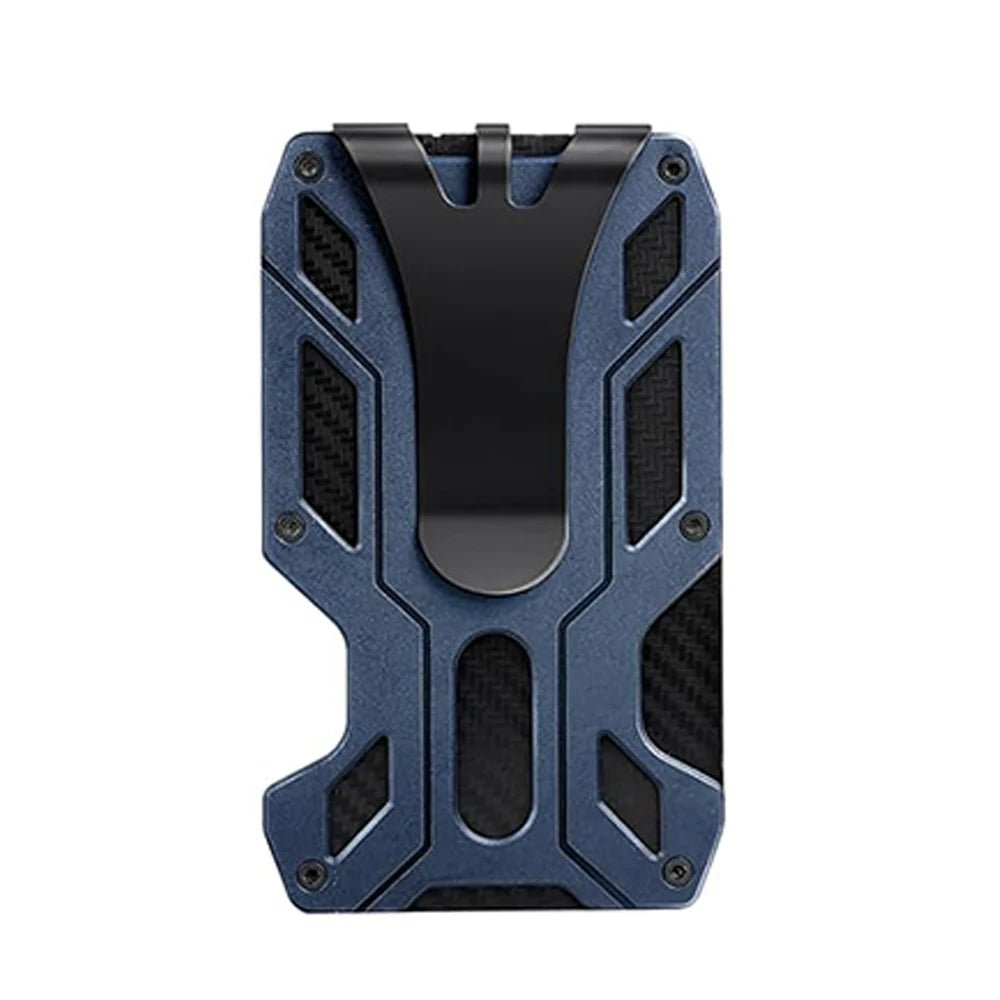 Mens Slim Wallet With Money Clip: Minimalist Anti theft Blocking Credit Card Holder Front Pocket Wallets