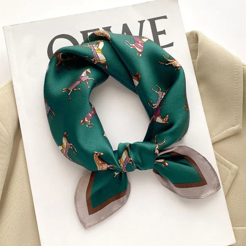 100% Real Silk Scarf Women Shawls Wraps Ladies Foulard Scarves New Neck Hair Small Office Pashmina Female Hijab Bandana шарфи