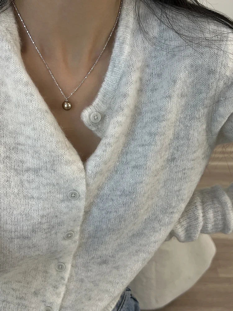 Pearl Necklace for Women 2025 New Style Simple Temperament Collarbone Chain Niche High-end Feeling