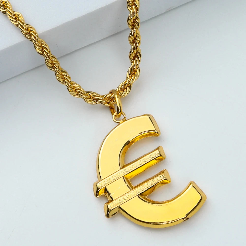 Fashion Necklace For Women Men Dubai Gold Color Jewelry Sets Couple Gift Daily Wear Party Holiday Jewelry Parent Child Set