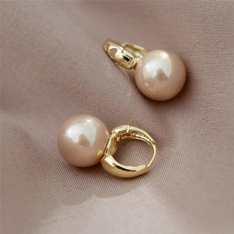 Fashion Wedding Jewelry Earrings, Silver Pearl Earrings, Minimalist Style, Women's Earrings, The First Choice For Giving Gifts