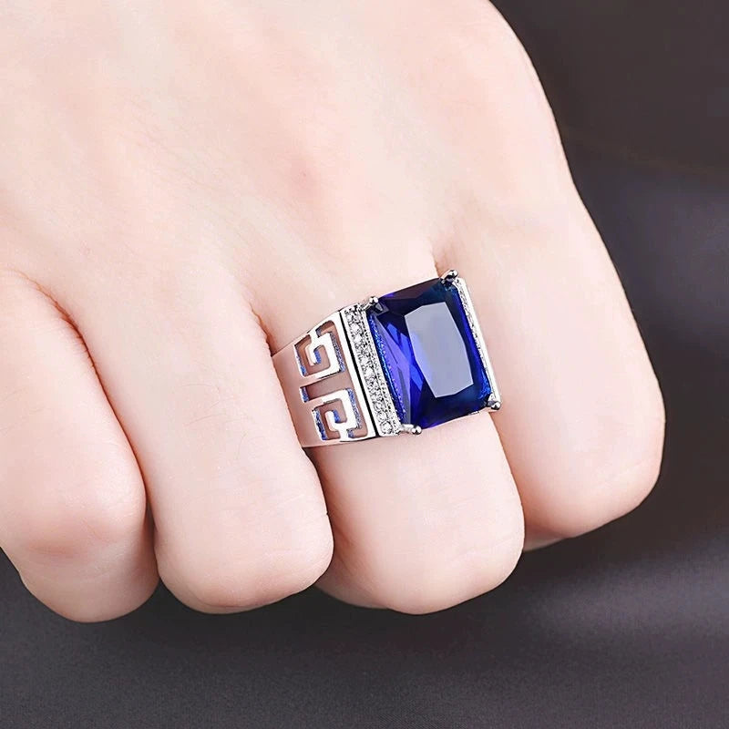 Men's Fashion Rings Simple Accessories Golden Trend Design Suitable for Fashionable Men's Accessories