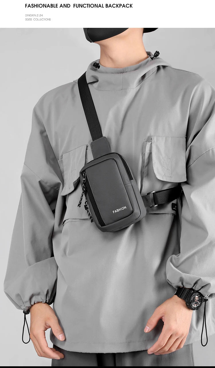 2023 Men's Bag Fashion Oxford Small Casual Men Mini Handbags Male Cross body Shoulder Messenger Bags For Men Purses and Handbags