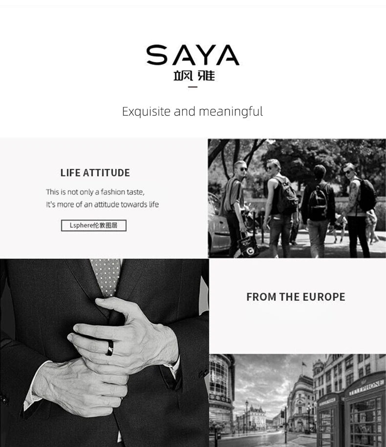 Necklace for Men Natural Turquoise Pendant High end Trendy Brand Tungsten Black Agate Fashion Versatile，Engraving