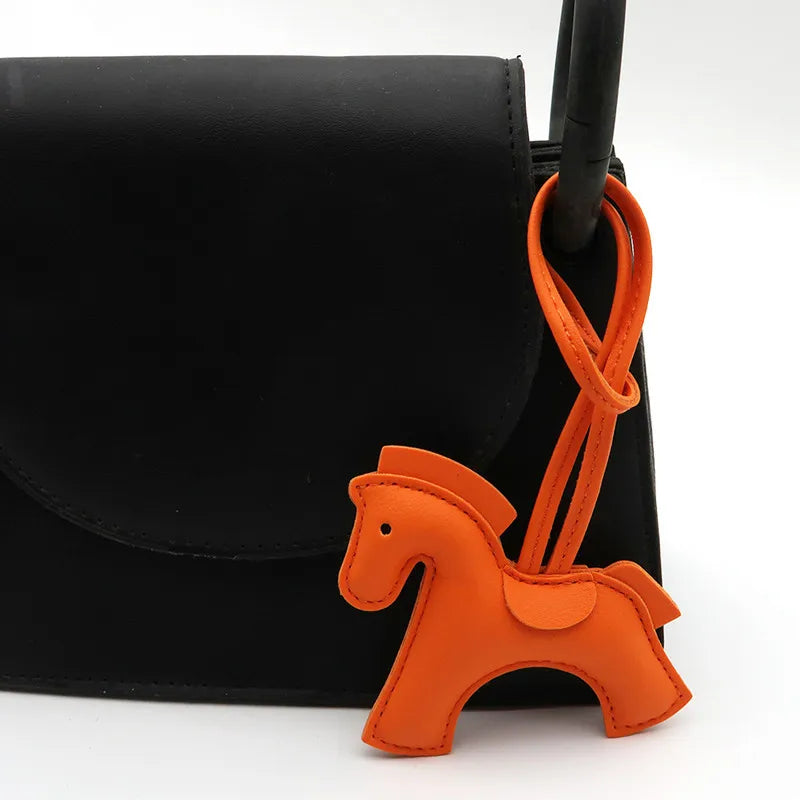 Fashion Bag Accessories Horse With Strings Rope Luxury Designer Strap Keychain Handbag Decoration 2025 New