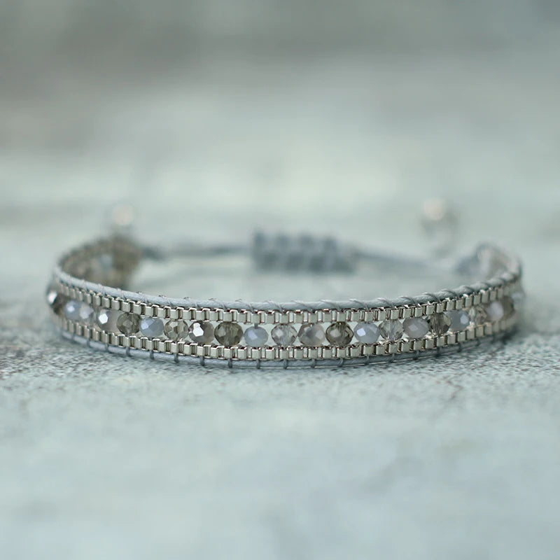 Bohemian String Bracelet For Women Girlfriend Handmade Irregular Seed Beads Braslet Lucky Red Braclet Beach Leisure Braclet Gift