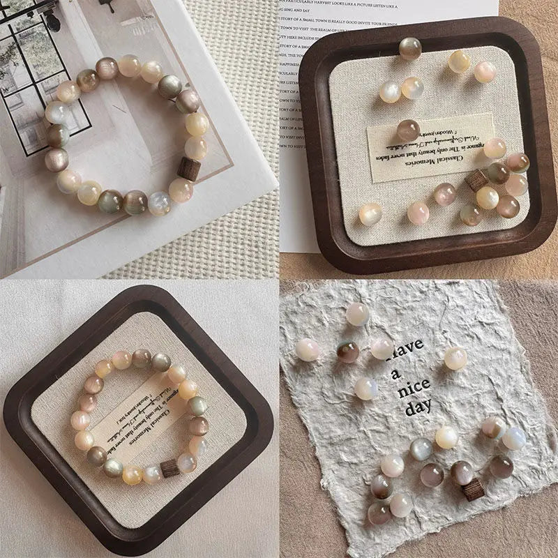 Vintage Beaded Bracelet for Women Ins Temperament Niche Friendship Bracelets Unique Stylish Fashion Jewelry Couple Bracelets