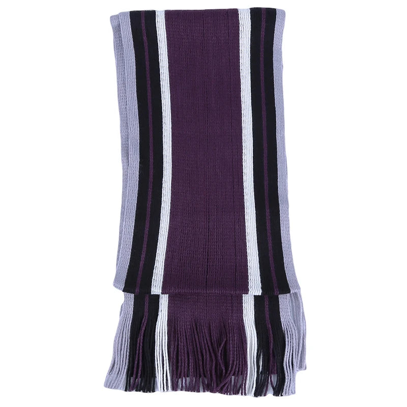Men's Scarf Winter Comfortable Soft Warm Wool Windbreak Cold-proof Youth Fashion Casual Stripe Male Knitted Scarf