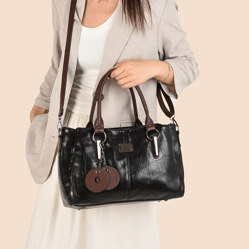 Fashion Women PU Leather Handbags Tote Bags High Quality Ladies Shoulder Messenger Bags Casual Female Crossbody Bags for Women