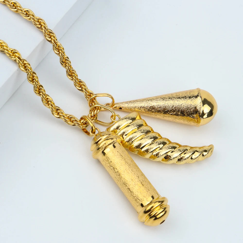 Fashion Necklace For Women Men Dubai Gold Color Jewelry Sets Couple Gift Daily Wear Party Holiday Jewelry Parent Child Set